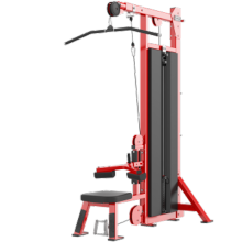 Commercial Gym Equipment Pin Load Fitness Equipment Hammer Dual Pulldown-Row Machine